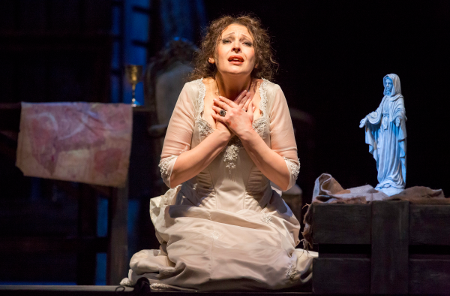 Tatiana Serjan as Tosca [Photo by Todd Rosenberg]