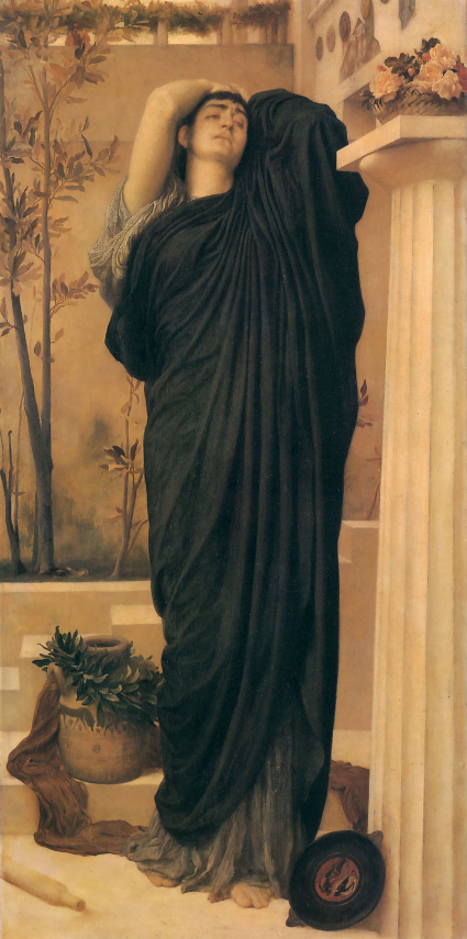 Electra at the Tomb of Agamemnon by Frederic Leighton (1869) [Source: Wikipedia]