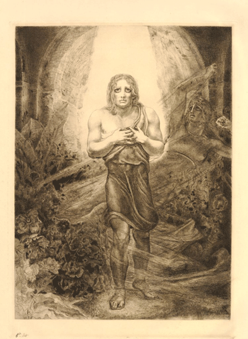 Illustration of Parsifal by Rogelio Egusquiza [Courtesy of The British Museum]