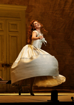 Diana Damrau as Rosina [Photo Ken Howard/Metropolitan Opera]