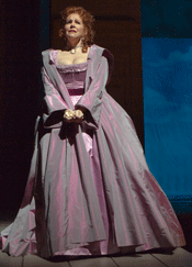 Above: Joyce DiDonato as Rosina [Photo by Ken Howard courtesy of Metropolitan Opera]