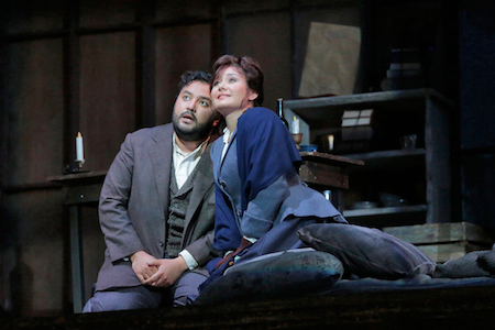 Mario Chang as Rodolfo and Olga Busuioc as Mimi [Photo by Ken Howard]