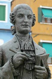 Statue of Galuppi in Burano [Wikipedia Commons]