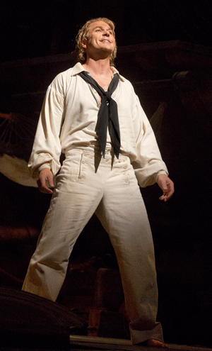 Nathan Gunn as Billy Budd [Photo: Ken Howard/Metropolitan Opera]