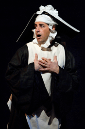 Juan Diego Flórez as Count Ory (disguised as the Nun) [Photo by Marty Sohl courtesy of The Metropolitan Opera]