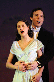 Chris Lowrey (Alessandro) and Susanna Hurrell (Rossane [Photo by Chris Christodoulou]