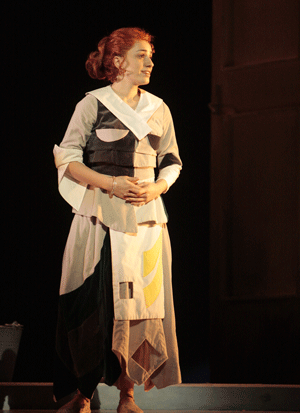 Ketevan Kemoklidze as Cinderella [Photo by Robert Millard courtesy of Los Angeles Opera]