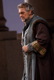 Plácido Domingo as Simon Boccanegra [Photo by Catherine Ashmore courtesy of The Royal Opera]