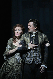 Mary Dunleavy (Constanze) and Matthew Polenzani (Belmonte) [Photo by Cory Weaver courtesy of San Francisco Opera]