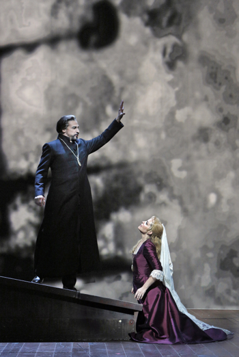 The Dutchman and Senta at San Francisco Opera [Photo by Cory Weaver]