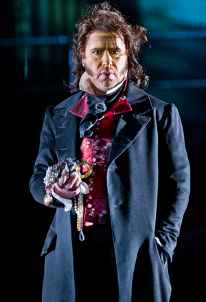 James Creswell as The Dutchman [Photo by Robert Workman courtesy of English National Opera]