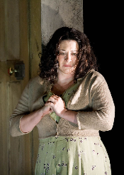 Jane Dutton as Santuzza [Photo by Robert Workman]