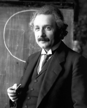 Albert Einstein, 1921 [Source: Wikepedia]