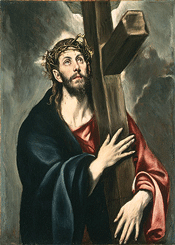 Christ carrying the cross by El Greco (1600-05)