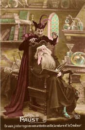 A scene from Faust