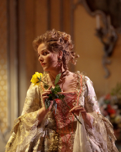 Renée Fleming as Marschallin [Photo by Ken Howard courtesy of The Metropolitan Opera]