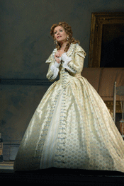 Renée Fleming as Violetta Valéry [Photo by Catherine Ashmore courtesy of The Royal Opera House]