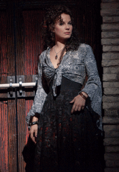 Elina Garanča;  as Carmen [Photo by Ken Howard courtesy of The Metropolitan Opera]
