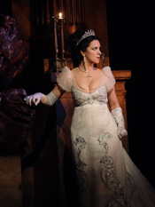 Angela Gheorghiu as Tosca [Photo by Catherine Ashmore courtesy of The Royal Opera House]
