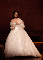 Angela Gheorghiu as Violetta Valéry [Photo by The Royal Opera/ Catherine Ashmore]