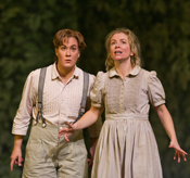 Hansel (Alice Coote) and Gretel (Christine Schaefer) [Photo by Ken Howard courtesy of The Metropolitan Opera]