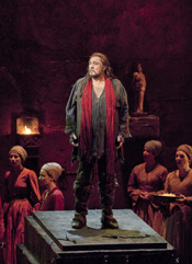 Plácido Domingo as Oreste [Photo by Ken Howard courtesy of the Metropolitan Opera]