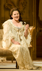 Soile Isokoski as the Marschallin [Photo by Mike Hoban courtesy of The Royal Opera]
