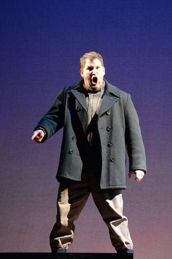 Alex Richardson as Peter Grimes [Photo by Jessi Franko]