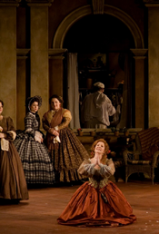 Joyce DiDonato as Beatrice in HGO's production of Berlioz's Beatrice and Benedict [Photo by Andrew Cloud]