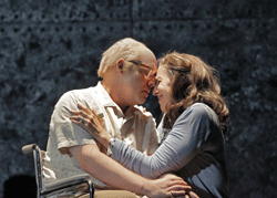 (L to R) Brian Mulligan as Leon Klinghoffer and Nancy Maultsby as Marilyn Klinghoffer [Photo by Ken Howard courtesy of Opera Theatre Saint. Louis]