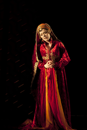 Joan Rodgers as Clémence [Photo by Johan Persson courtesy of English National Opera]