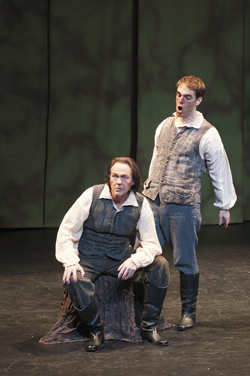 William Sharp as Richard and Thomas Dolié as Rustaut [Photo by Louis Forget courtesy of Opera Lafayette]
