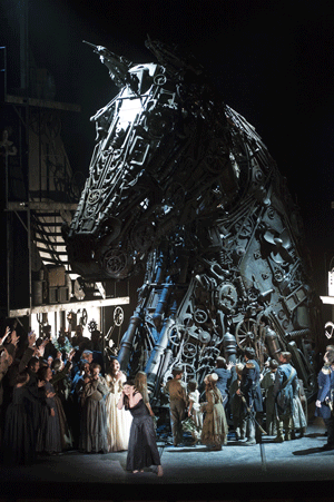 Scene from Les Troyens [Photo by Bill Cooper courtesy of Royal Opera House]