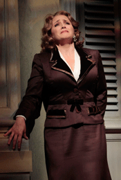 Patricia Racette as Leslie Crosbie [Photo by Ken Howard courtesy of Santa Fe Opera]