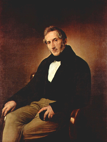 Portrait of Alessandro Manzoni by Francesco Hayez [Source: Wikipedia]