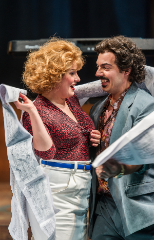 Marie-Ève Munger and Filippo Fontana in Don Bucefalo by Antonio Cagnoni - Wexford Festival Opera 2014 - photo by Clive Barda.png