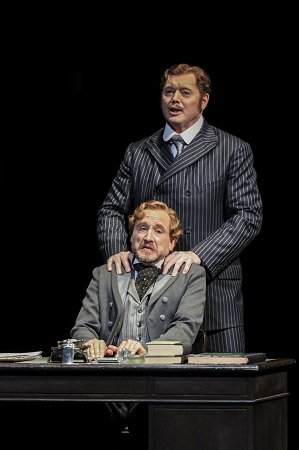 Martin Wolfel (Antonio) and Mark Le Brocq (Bassiano)- WNO's the Merchant of Venice- photo credit Johan Persson- 262.jpg