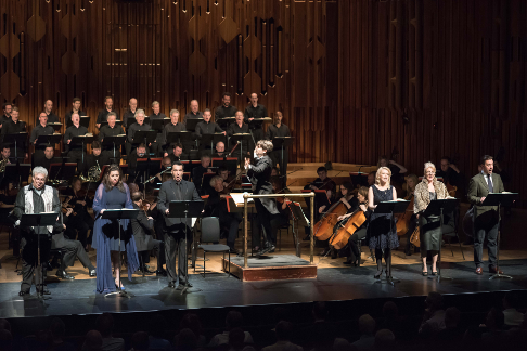 Maurizio Muraro, Daniela Barcellona, Simone Alberghini, Kathryn Rudge, Leah-Marian Jones & David Soar with conductor Daniele Rustioni_(c) Russell Duncan.png