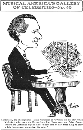 A Cartoon of Italo Montemezzi