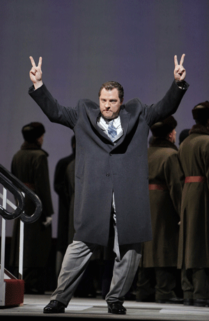 Brian Mulligan as Richard Nixon [Photo by Cory Weaver. courtesy of San Francisco Opera]