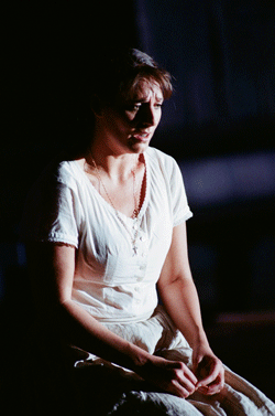 Amanda Echalaz as Tatiana [Photo by Neil Libbert courtesy of English National Opera]