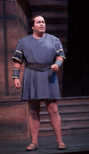 Arnold Rawls as Radames [Photo by Tim Fuller / Arizona Opera]