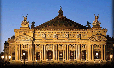 Facade of Le Palais Garnier