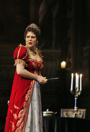 Adrianne Pieczonka (Tosca) [Photo by Cory Weaver courtesy of San Francisco Opera]