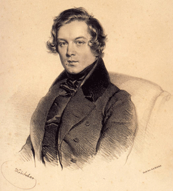 Robert Schumann, Wien 1839 [Source: Wikipedia]