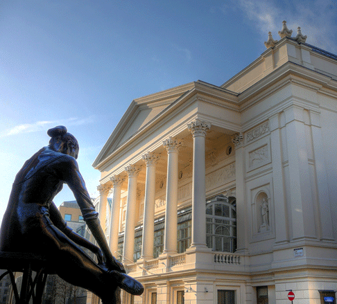 Royal Opera House and Ballerina [Source: Wikipedia]