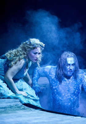 Barbara Haveman as Rusalka and Alexeï Tikhomirov as L'Ondin [Photo courtesy of Opéra Monte-Carlo]