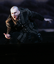 Scott Hendricks in the title role of Verdi's Rigoletto [Photo by Felix Sanchez courtesy of Houston Grand Opera]