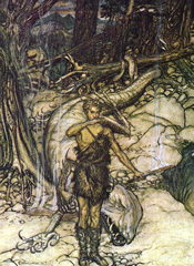 Siegfried by Arthur Rackham (1867 - 1939)