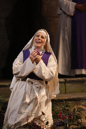 Sondra Radvonovsky as Sister Angelica [Photo by Robert Millard]